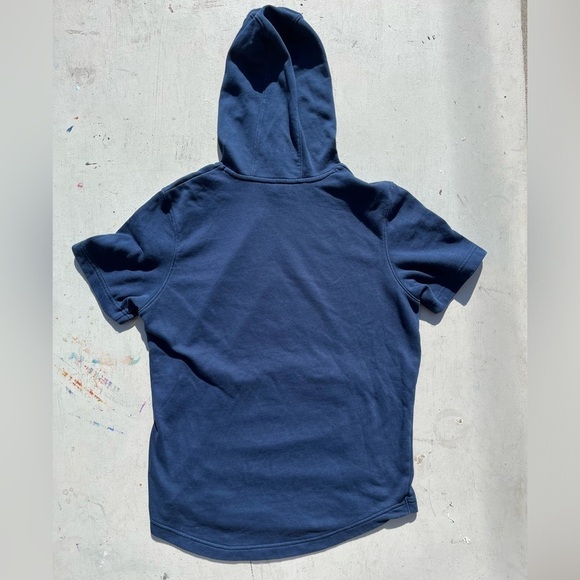 Men's Under Armour x Project Rock Hoodie Blue S Bull Gym Activewear Weight Fit - Picture 8 of 12